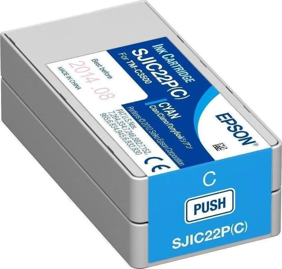 Epson SJIC22P Γνήσιο Μελάνι Εκτυπωτή InkJet Κυανό (C33S020602) Epson SJIC22P Γνήσιο Μελάνι Εκτυπωτή InkJet Κυανό (C33S020602) - Image 1