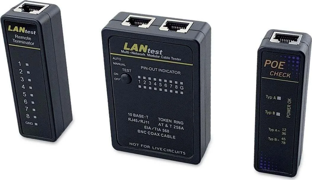 Equip 129968 Tester Καλωδίων Δικτύου RJ45 / RJ11 / RJ12 / BNC Equip 129968 Tester Καλωδίων Δικτύου RJ45 / RJ11 / RJ12 / BNC - Image 1