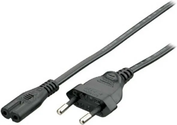 Equip Euro - IEC C7 Cable 1.8m Μαύρο 112160 Equip Euro - IEC C7 Cable 1.8m Μαύρο 112160 - Image 1