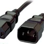 Equip IEC C13 - IEC C14 Cable 1.8m Μαύρο 112100