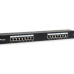 Equip Patch Panel για Rack 1U 19" cat6 Μαύρο 326417