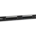 Equip Patch Panel Unshielded για Rack 1U 19" cat5e Μαύρο 235317