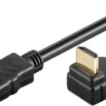 Esperanza Angle Cable HDMI male - HDMI male 1.4m Μαύρο 306158