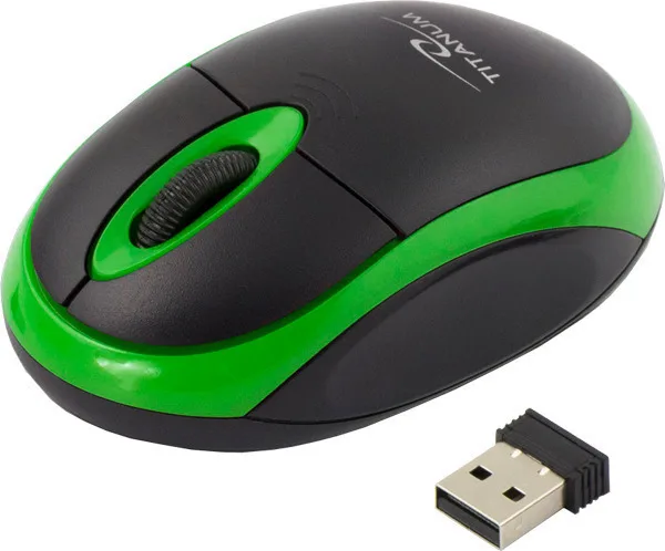 Esperanza Titanum 3D Vulture Ασύρματο Ποντίκι Black /Green Esperanza Titanum 3D Vulture Ασύρματο Ποντίκι Black /Green - Image 1