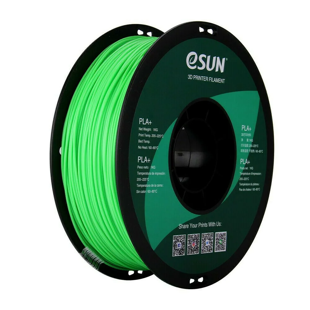 Esun PLA+ 3D Printer Filament 1.75mm Peak Green 1kg 1τμχ (Spool) Esun PLA+ 3D Printer Filament 1.75mm Peak Green 1kg 1τμχ (Spool) - Image 1