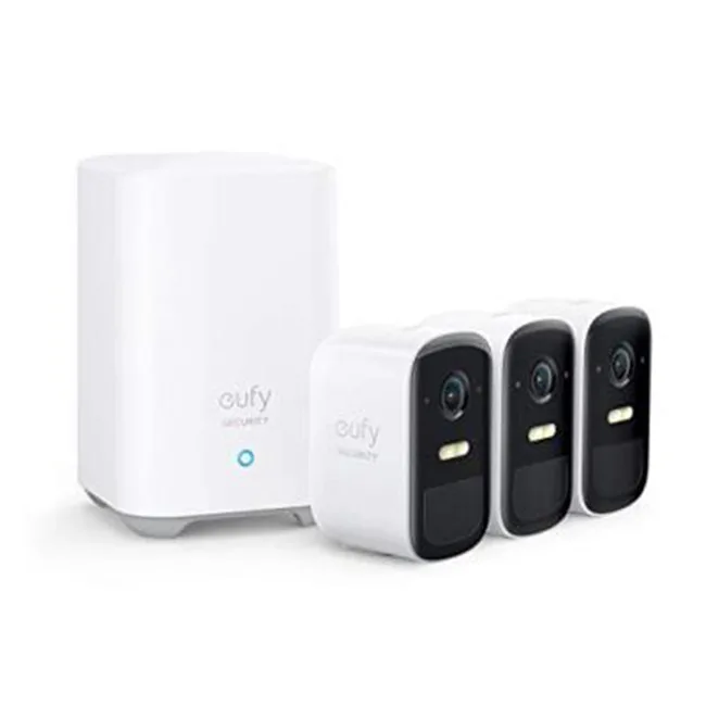 Eufy Σύστημα Παρακολούθησης 2C 3Cam 3 Ασύρματων Καμερών IP 1080p με Control Hub Eufy Σύστημα Παρακολούθησης 2C 3Cam 3 Ασύρματων Καμερών IP 1080p με Control Hub - Image 1