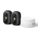 Eufy Σύστημα Παρακολούθησης Eufycam C35 2 Ασύρματων Καμερών IP με Control Hub E8110411