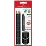 Faber-Castell 2001 Μολύβι HB με Γόμα Μαύρο 580024