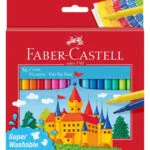 Faber-Castell 5542 Μαρκαδόροι Ζωγραφικής Λεπτοί, Πλενόμενοι Σετ 36 χρώματα 554203