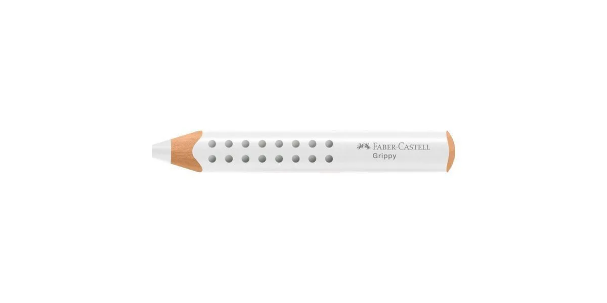 Faber-castell Έγχρωμο Μολύβι Grippy Λευκό Σετ 3 Τεμαχίων Faber-castell Έγχρωμο Μολύβι Grippy Λευκό Σετ 3 Τεμαχίων - Image 1