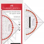 Faber-Castell Γεωμετρικό Τρίγωνο Πλαστικό Διάφανο 14cm με Λαβή Διάφανο 177199