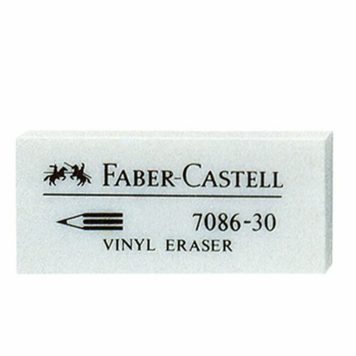 Faber-Castell Γόμα για Μολύβι Βινιλίου PVC-free 188730 Λευκή Faber-Castell Γόμα για Μολύβι Βινιλίου PVC-free 188730 Λευκή - Image 1
