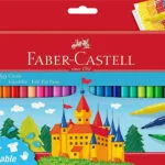 Faber-Castell Μαρκαδόροι Ζωγραφικής Λεπτοί, Πλενόμενοι Σετ 50 χρώματα 554204