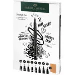 Faber-Castell Μαρκαδόροι Σχεδίου 1.5mm Σετ 8 χρώματα 267102