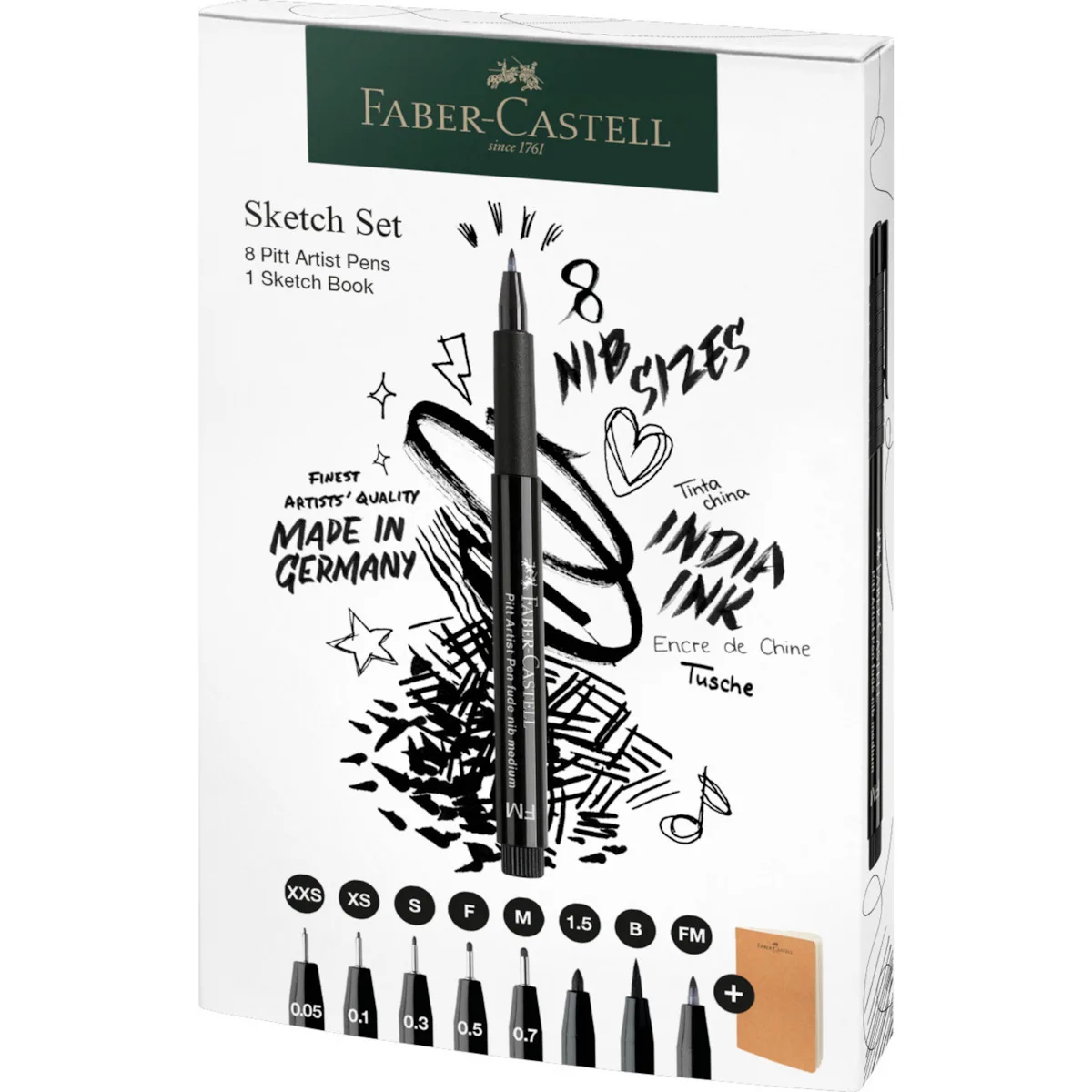 Faber-Castell Μαρκαδόροι Σχεδίου 1.5mm Σετ 8 χρώματα 267102 Faber-Castell Μαρκαδόροι Σχεδίου 1.5mm Σετ 8 χρώματα 267102 - Image 1