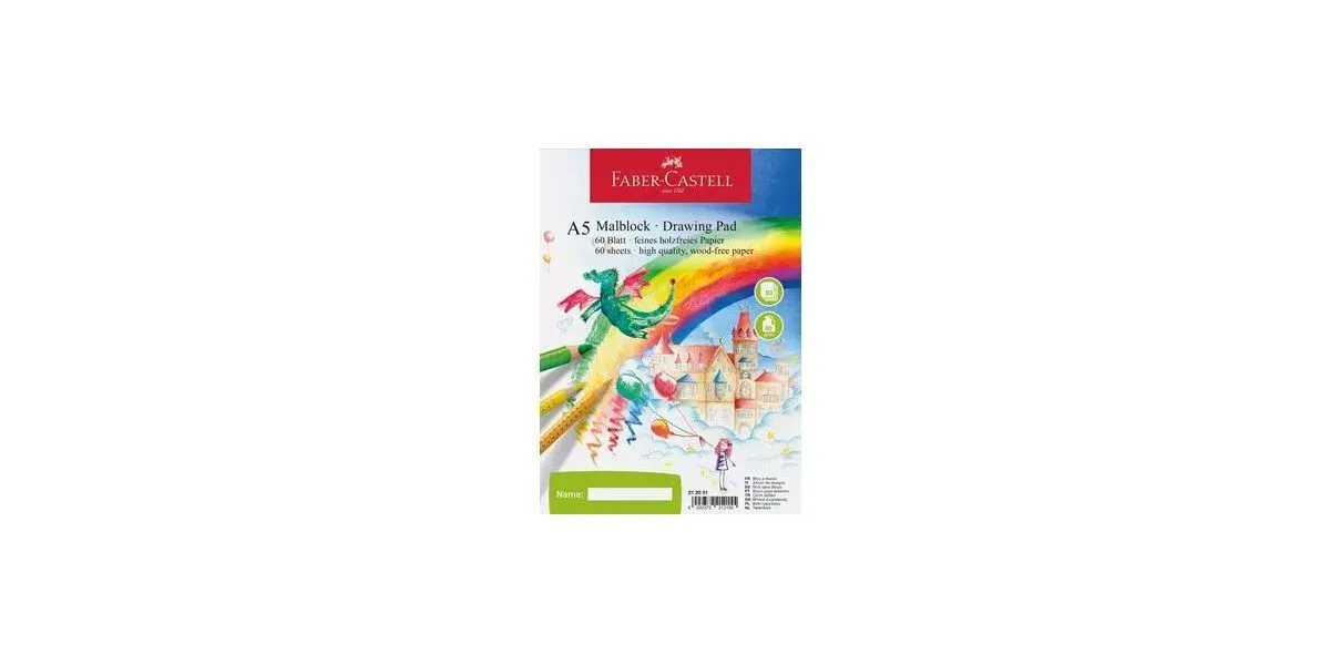 Faber-Castell Μπλοκ Σχεδίου Sketchbook Α5 14.8x21cm 212051 Faber-Castell Μπλοκ Σχεδίου Sketchbook Α5 14.8x21cm 212051 - Image 1