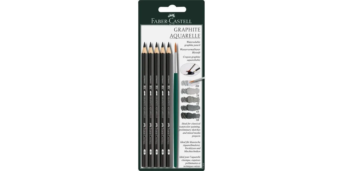 Faber-Castell Ξυλομπογιές Γκρι Σετ 5τμχ 117897 Faber-Castell Ξυλομπογιές Γκρι Σετ 5τμχ 117897 - Image 1