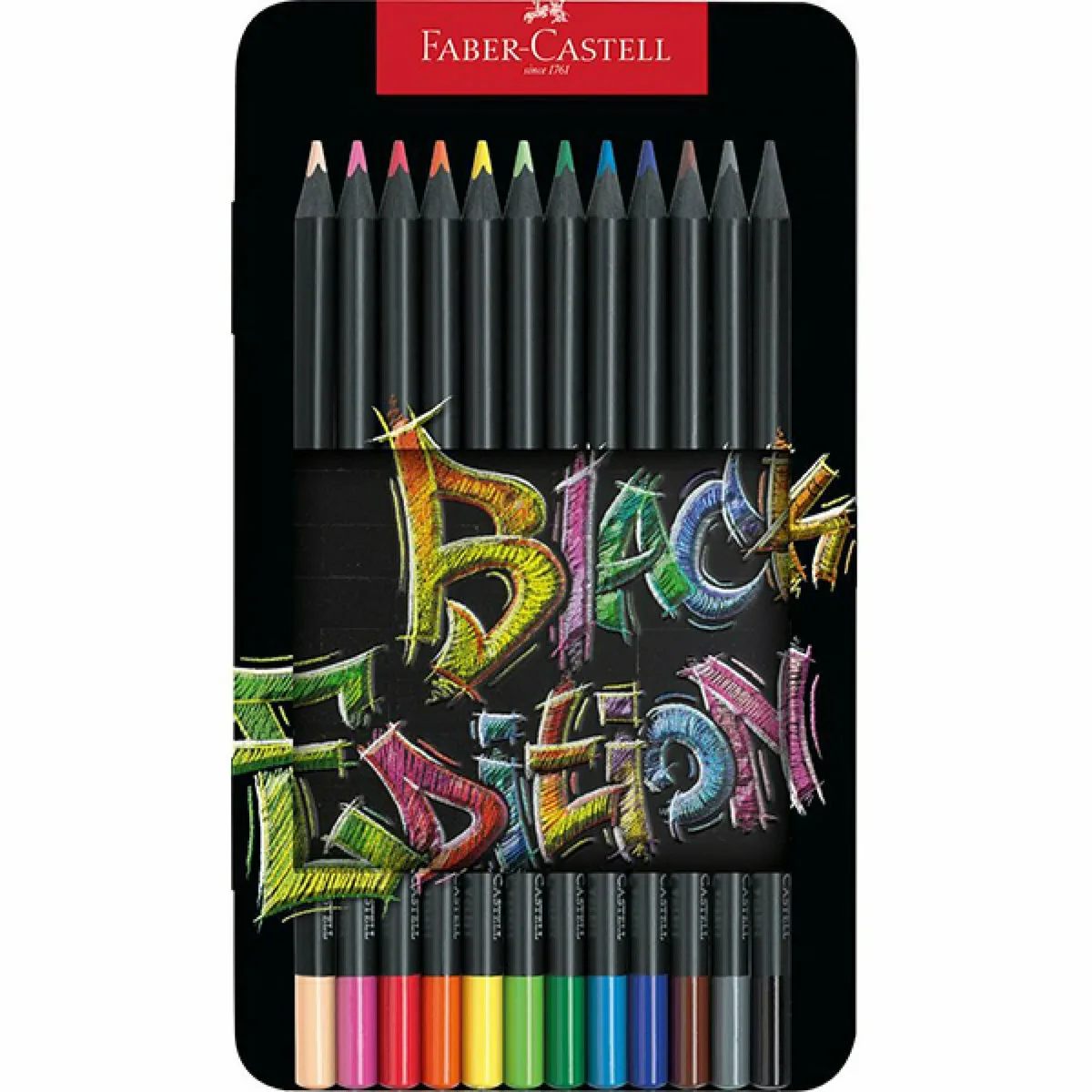 Faber-Castell Ξυλομπογιές Μαύρες Σετ 12τμχ 116413 Faber-Castell Ξυλομπογιές Μαύρες Σετ 12τμχ 116413 - Image 1