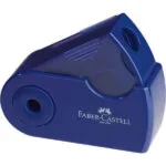 Faber-Castell Πλαστική Ξύστρα Μπλε Βαρελάκι 182711