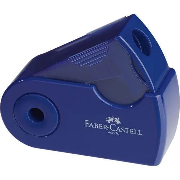 Faber-Castell Πλαστική Ξύστρα Μπλε Βαρελάκι 182711 Faber-Castell Πλαστική Ξύστρα Μπλε Βαρελάκι 182711 - Image 1
