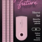 Faber-Castell Σετ 3 Μολύβια B με Γόμα 217084