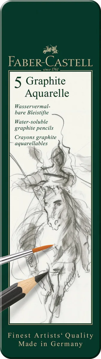 Faber-Castell Σετ 5 Μολύβια HB Γκρι 117805 Faber-Castell Σετ 5 Μολύβια HB Γκρι 117805 - Image 1