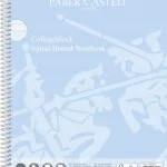 Faber-Castell Σημειωματάριο Σπιράλ Α4 80 Φύλλων Ριγέ Μπλε
