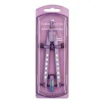 Faber-Castell Factory Sparkle Πλαστικός Διαβήτης σε Κασετίνα Μωβ 174323
