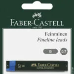 Faber-castell Feinmine Super-polymer 0,7mm B 2x Bk