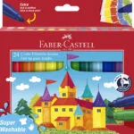 Faber-castell Felt-tip Pen Jumbo Super Washable 24 Pcs 154324