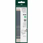 Faber-castell Goldfaber G-tip Hb Μολύβια 3τεμ Μαύρο