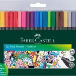Faber-Castell Grip Finepen & Fineliner Μαρκαδόροι Σχεδίου Σετ 20 χρώματα 151620
