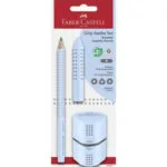 Faber-Castell Jumbo Μολύβι με Ξύστρα και Γόμα Γαλάζιο 12310931