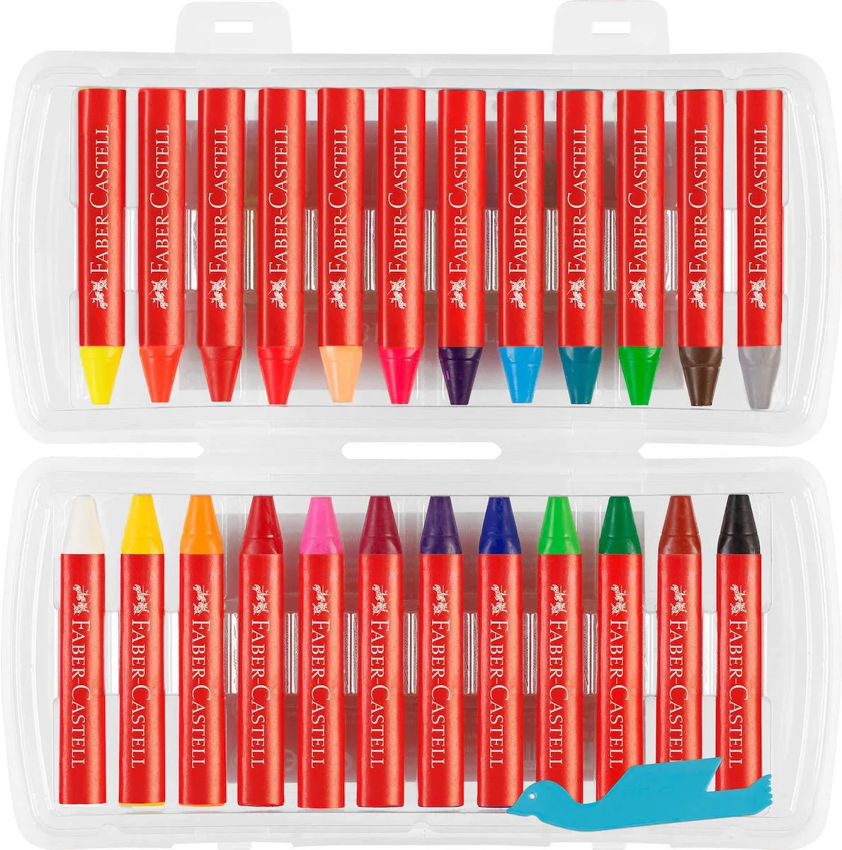 Faber-Castell Jumbo Σετ Κηρομπογιές 24τμχ Faber-Castell Jumbo Σετ Κηρομπογιές 24τμχ - Image 1