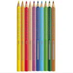 Faber-Castell Jumbo Grip Σετ 12 χρώματα 110912