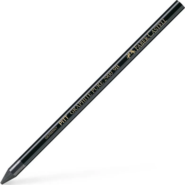 Faber-Castell Pitt Graphite Pure Μολύβι 9B Μαύρο 117309 Faber-Castell Pitt Graphite Pure Μολύβι 9B Μαύρο 117309 - Image 1