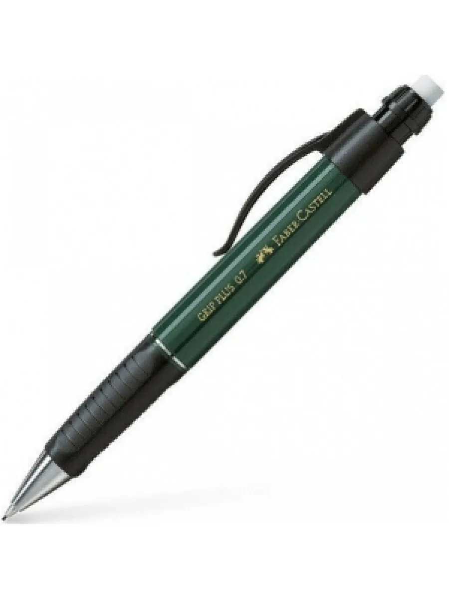 Faber-Castell Plus Μηχανικό Μολύβι Μεταλλικό 0.7mm με Γόμα 1τμχ Green 130700 Faber-Castell Plus Μηχανικό Μολύβι Μεταλλικό 0.7mm με Γόμα 1τμχ Green 130700 - Image 1