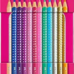Faber-Castell Sparkle Ξυλομπογιές Σετ 12 χρώματα 201737