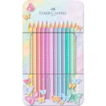 Faber-Castell Sparkle Pastel Ξυλομπογιές Σετ 12 χρώματα 201910