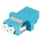 Fiber Optic Network Adapter Lc Upc Connectors Lanberg 43375 Mm Duplex Om3 Turquoise