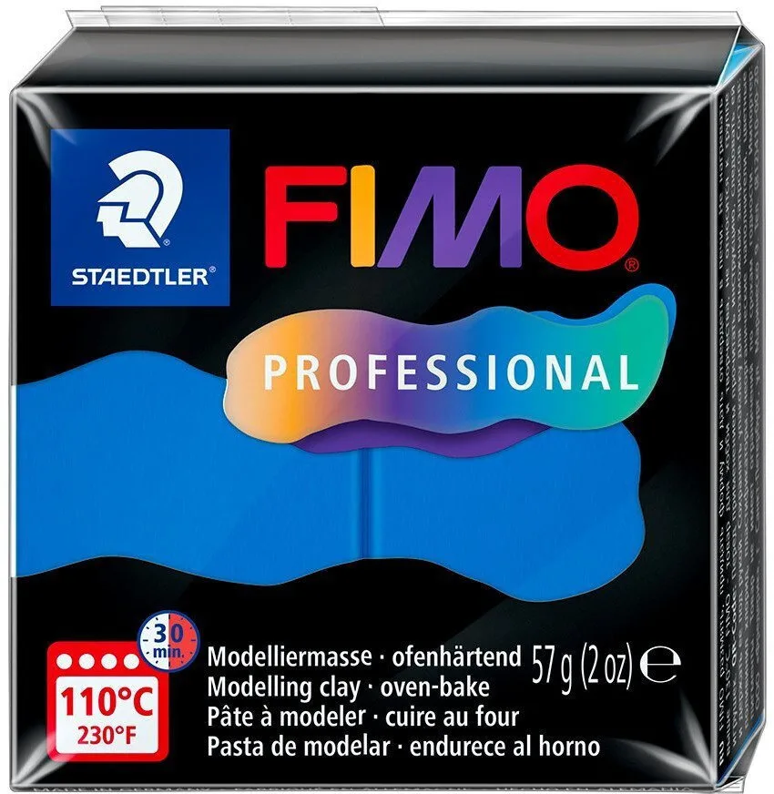 Fimo Modeling Clay Fimo Professional 57g Blue Fimo Modeling Clay Fimo Professional 57g Blue - Image 1