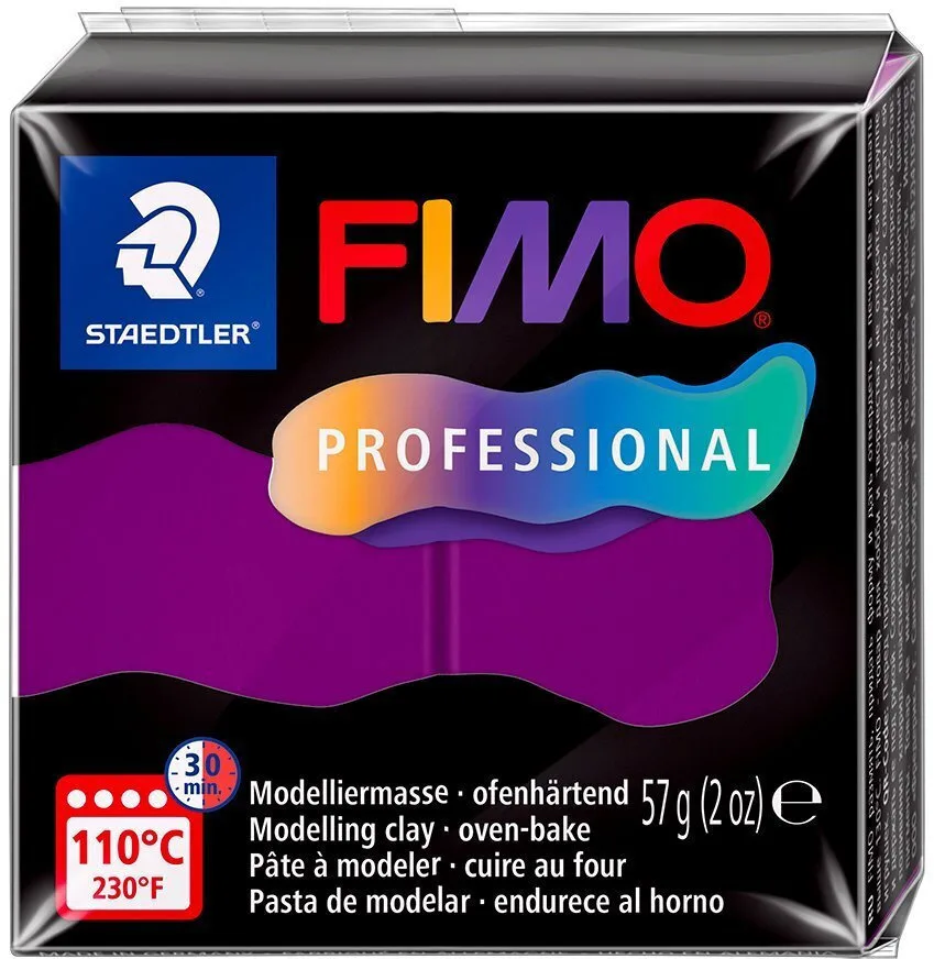 Fimo Modeling Clay Fimo Professional 57g Violet Fimo Modeling Clay Fimo Professional 57g Violet - Image 1