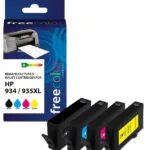 Freecolor Πακέτο Συμβατών Μελανιών Εκτυπωτή InkJet Canon PGI-2500XL BK/C/M/Y Μαύρο 4τμχ