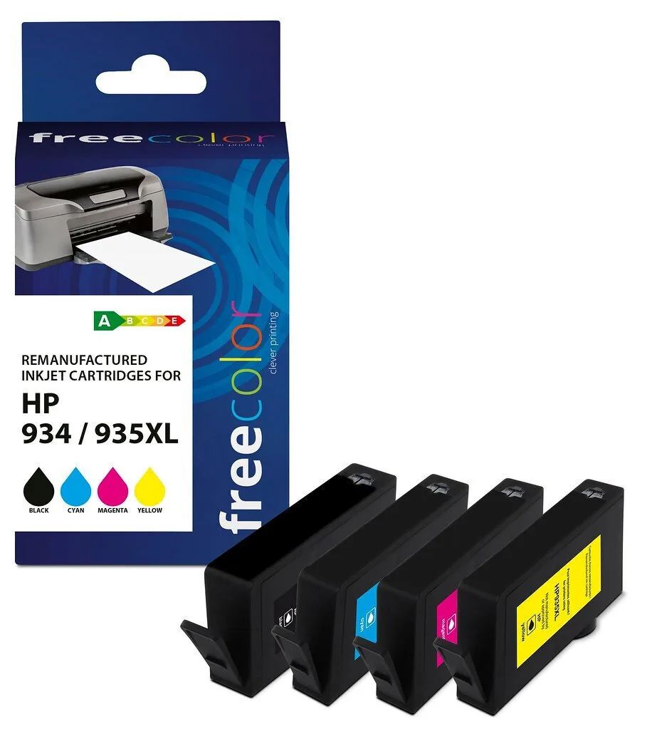 Freecolor Πακέτο Συμβατών Μελανιών Εκτυπωτή InkJet Canon PGI-2500XL BK/C/M/Y Μαύρο 4τμχ Freecolor Πακέτο Συμβατών Μελανιών Εκτυπωτή InkJet Canon PGI-2500XL BK/C/M/Y Μαύρο 4τμχ - Image 1
