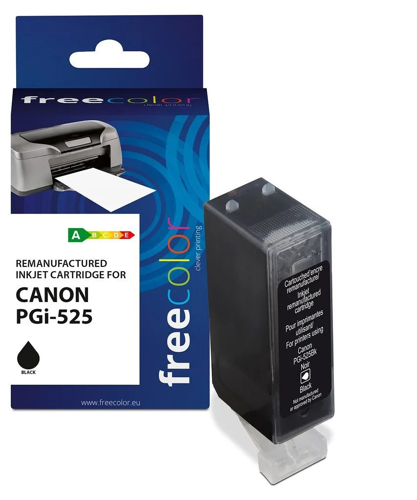 Freecolor Συμβατό Μελάνι Εκτυπωτή InkJet Canon PGI-525XL Μαύρο 1τμχ Freecolor Συμβατό Μελάνι Εκτυπωτή InkJet Canon PGI-525XL Μαύρο 1τμχ - Image 1