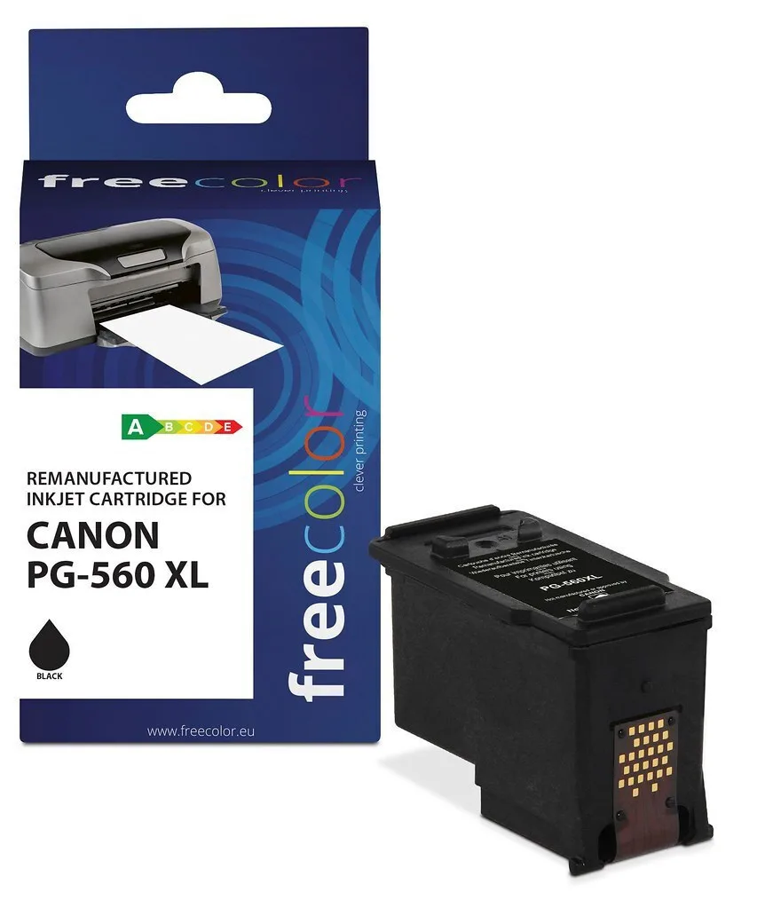 Freecolor Συμβατό Μελάνι Εκτυπωτή InkJet Canon PGI-560XL 160ml Μαύρο 1τμχ Freecolor Συμβατό Μελάνι Εκτυπωτή InkJet Canon PGI-560XL 160ml Μαύρο 1τμχ - Image 1