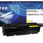 Freecolor Συμβατό Toner για Laser Εκτυπωτή Canon Canon 055h (3017c002) 5600 Σελίδων Κίτρινο