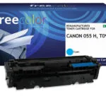 Freecolor Συμβατό Toner για Laser Εκτυπωτή Canon Canon 055h (3019c002) 5900 Σελίδων Κυανό με Chip