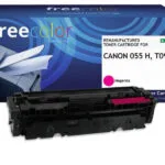 Freecolor Συμβατό Toner για Laser Εκτυπωτή Canon Canon 055h 5600 Σελίδων Ματζέντα
