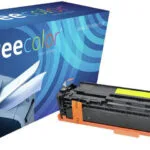 Freecolor Συμβατό Toner για Laser Εκτυπωτή HP Κίτρινο (M251Y-FRC)